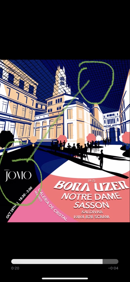 JOMO Madrid Galeria de Cristal event